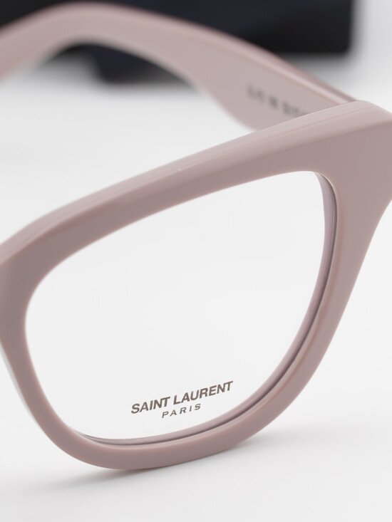 Saint Laurent SL472 006 Cat Eye Eyeglasses – Pink 52mm